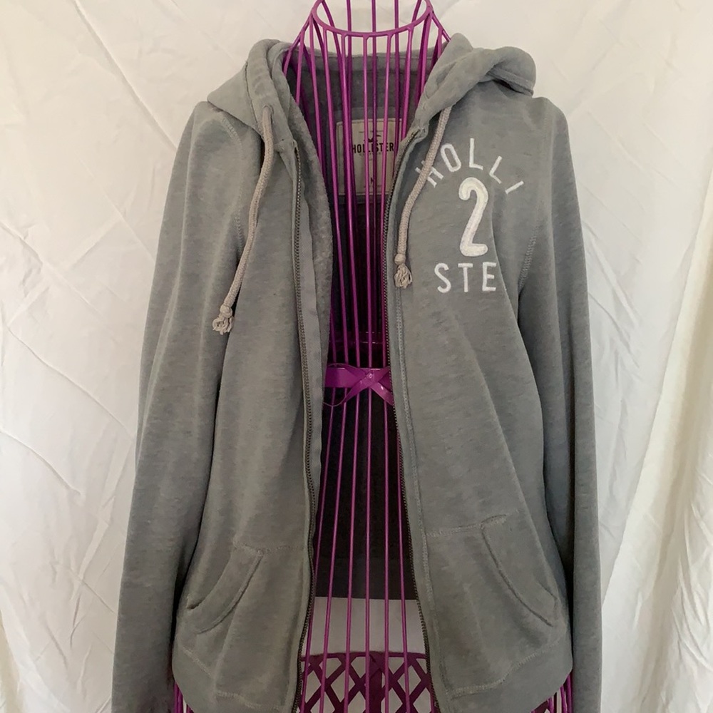 Hollister medium zip-up hooded sweatshirt